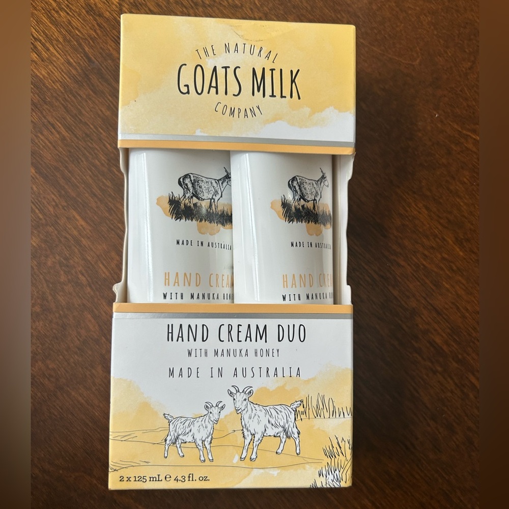 Goats Milk w/ Manuka Honey hand cream duo